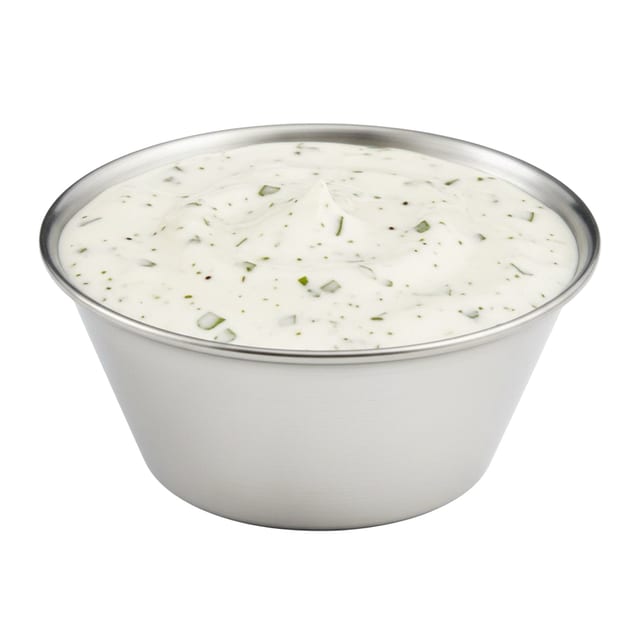 Cup of Tzatziki Sauce.