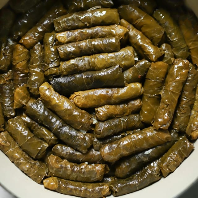 Stuffed Grape Leaves Pita.