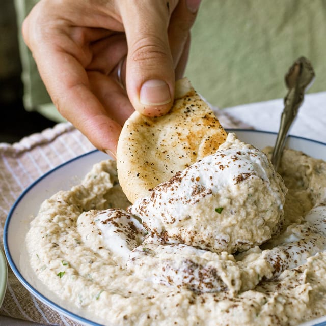 Baba Ghanouj Pita.