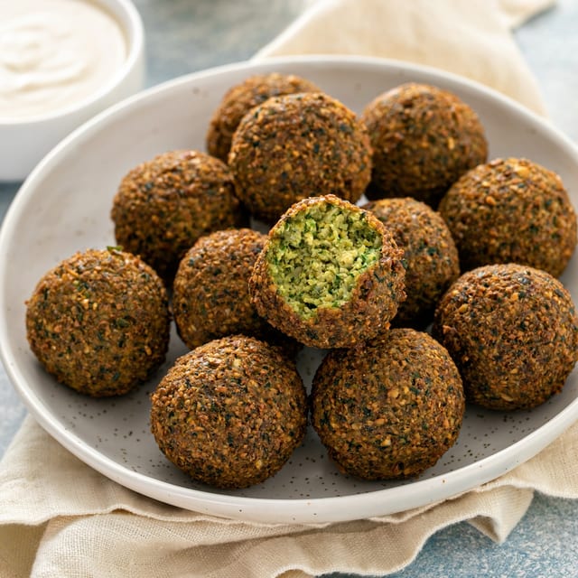 Individual Falafel.