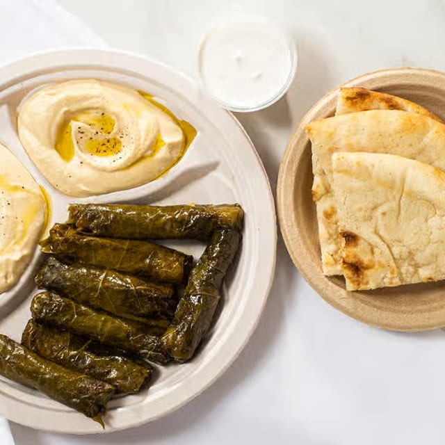 Stuffed Grape Leaves Platter.