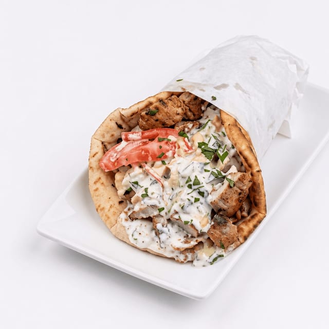 Chicken Shawarma Pita.